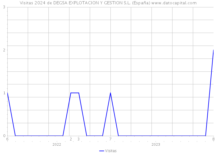 Visitas 2024 de DEGSA EXPLOTACION Y GESTION S.L. (España) 