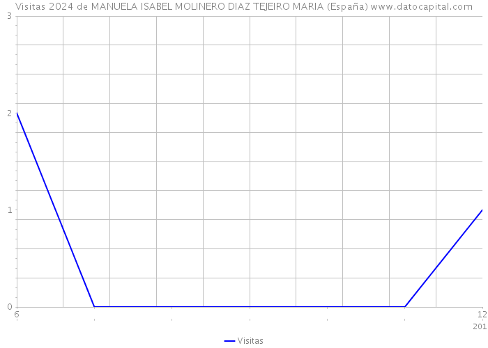 Visitas 2024 de MANUELA ISABEL MOLINERO DIAZ TEJEIRO MARIA (España) 