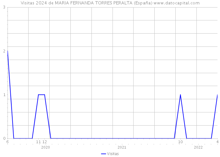 Visitas 2024 de MARIA FERNANDA TORRES PERALTA (España) 