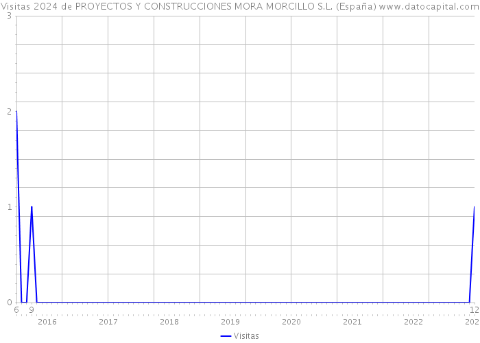 Visitas 2024 de PROYECTOS Y CONSTRUCCIONES MORA MORCILLO S.L. (España) 