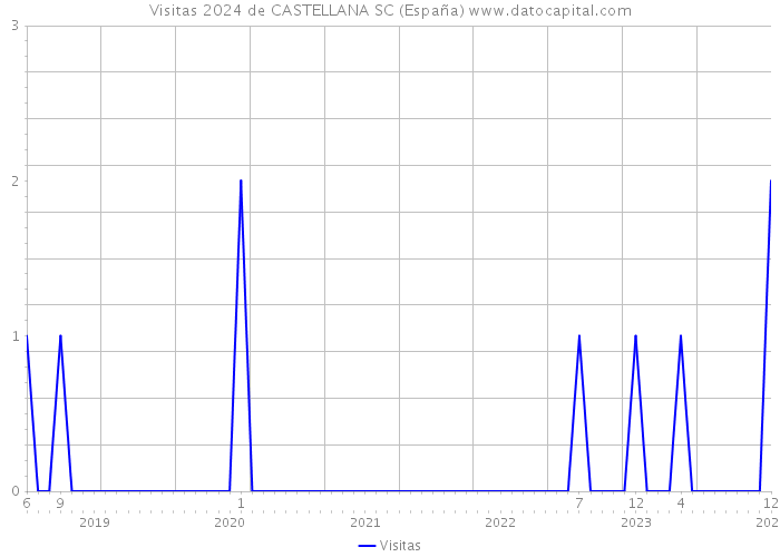 Visitas 2024 de CASTELLANA SC (España) 