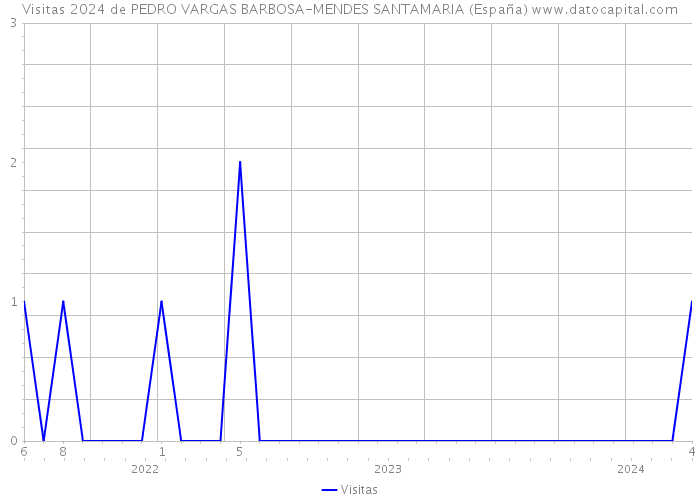 Visitas 2024 de PEDRO VARGAS BARBOSA-MENDES SANTAMARIA (España) 