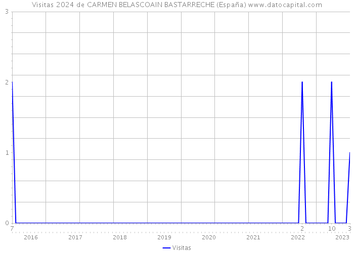 Visitas 2024 de CARMEN BELASCOAIN BASTARRECHE (España) 