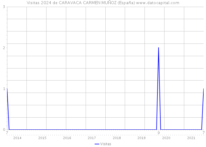 Visitas 2024 de CARAVACA CARMEN MUÑOZ (España) 