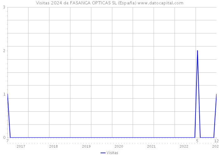 Visitas 2024 de FASANGA OPTICAS SL (España) 