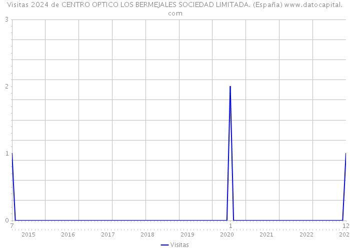 Visitas 2024 de CENTRO OPTICO LOS BERMEJALES SOCIEDAD LIMITADA. (España) 