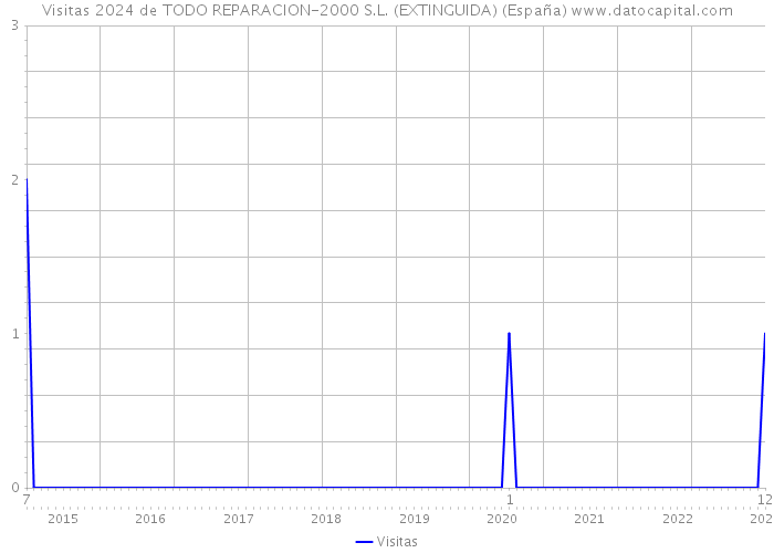Visitas 2024 de TODO REPARACION-2000 S.L. (EXTINGUIDA) (España) 