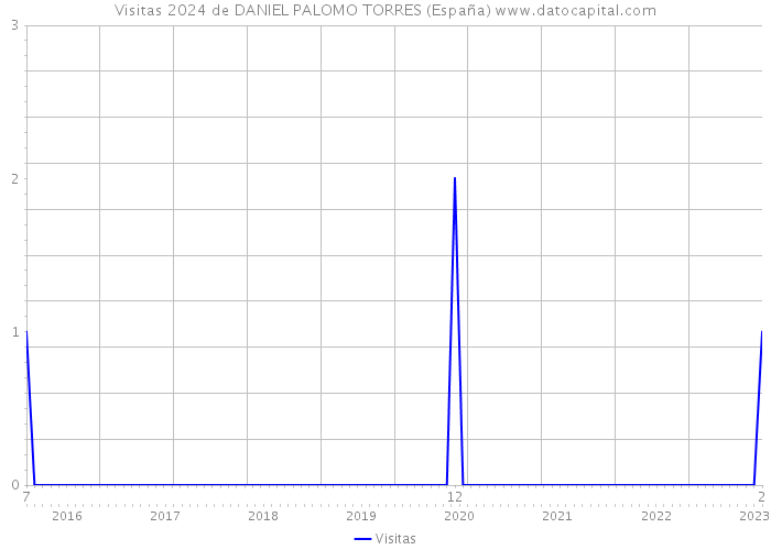 Visitas 2024 de DANIEL PALOMO TORRES (España) 