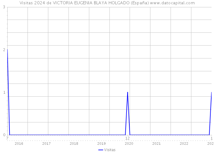 Visitas 2024 de VICTORIA EUGENIA BLAYA HOLGADO (España) 