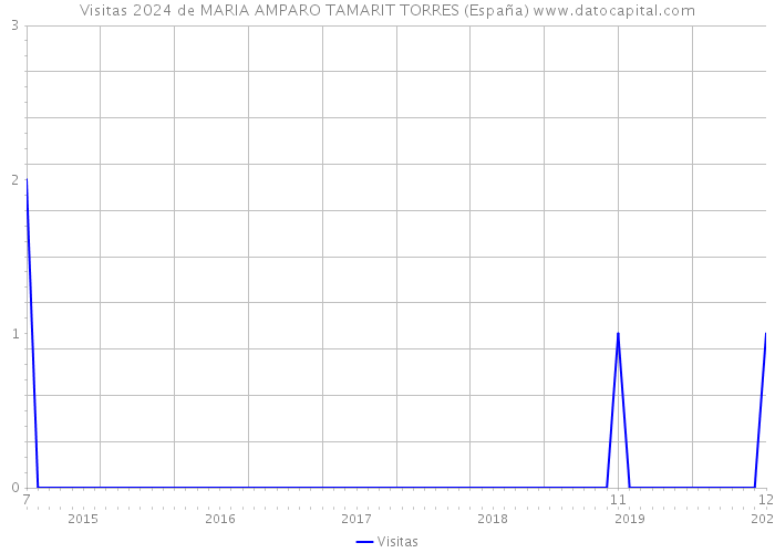 Visitas 2024 de MARIA AMPARO TAMARIT TORRES (España) 