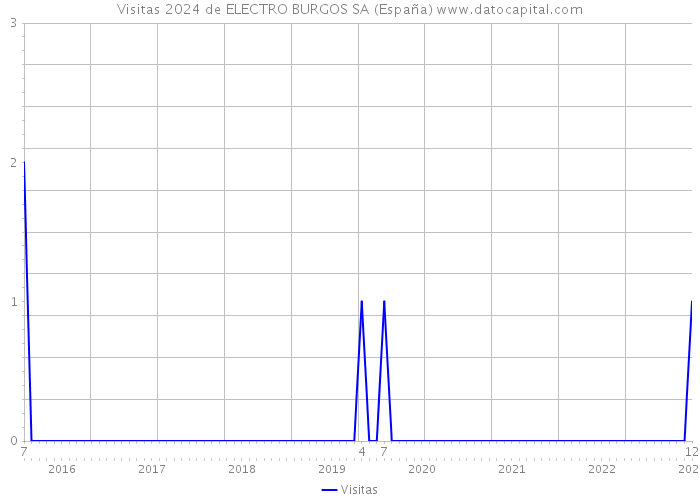 Visitas 2024 de ELECTRO BURGOS SA (España) 