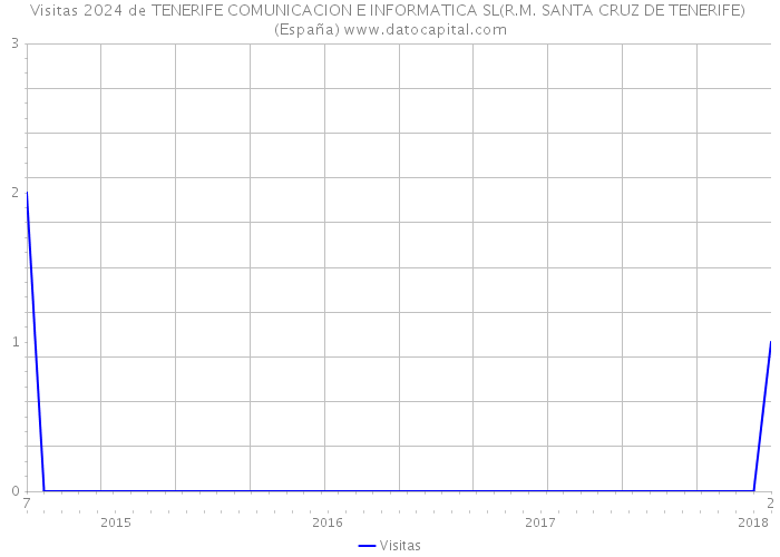 Visitas 2024 de TENERIFE COMUNICACION E INFORMATICA SL(R.M. SANTA CRUZ DE TENERIFE) (España) 