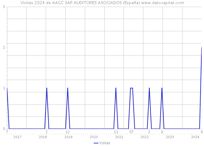 Visitas 2024 de AAGC SAP AUDITORES ASOCIADOS (España) 