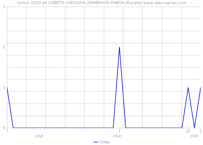 Visitas 2024 de LISBETH CAROLINA ZAMBRANO PABON (España) 