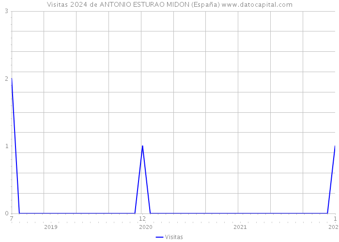 Visitas 2024 de ANTONIO ESTURAO MIDON (España) 