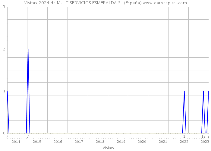 Visitas 2024 de MULTISERVICIOS ESMERALDA SL (España) 