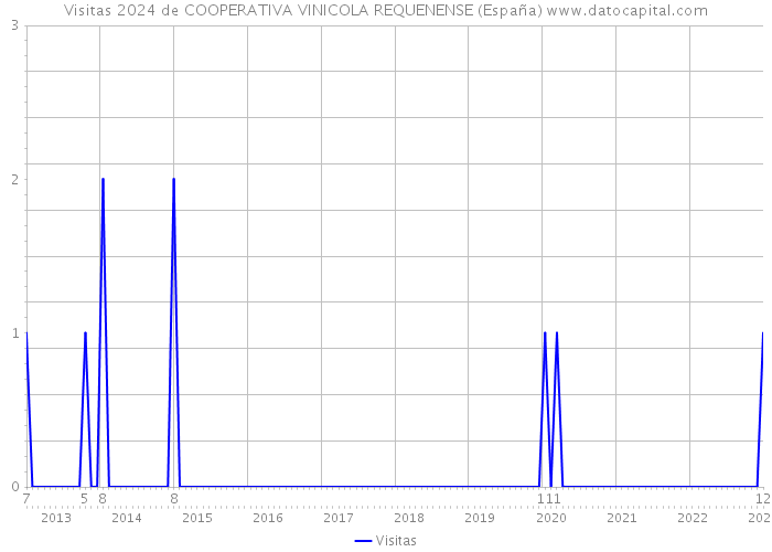 Visitas 2024 de COOPERATIVA VINICOLA REQUENENSE (España) 