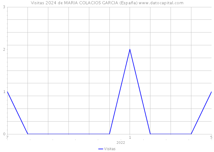 Visitas 2024 de MARIA COLACIOS GARCIA (España) 