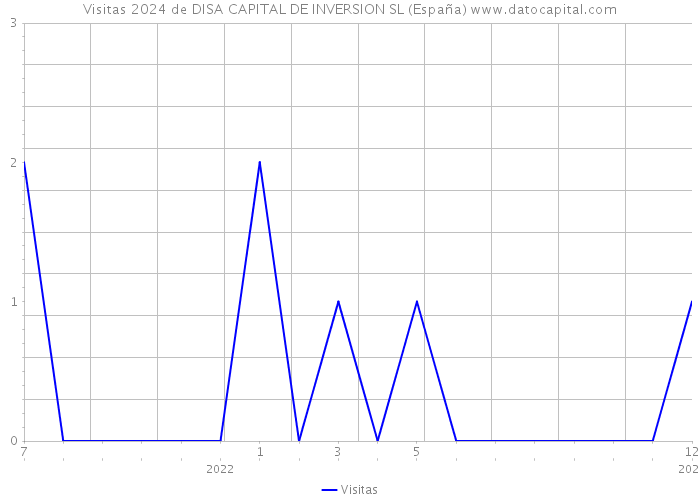 Visitas 2024 de DISA CAPITAL DE INVERSION SL (España) 