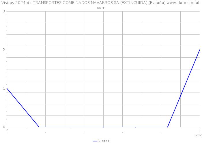 Visitas 2024 de TRANSPORTES COMBINADOS NAVARROS SA (EXTINGUIDA) (España) 
