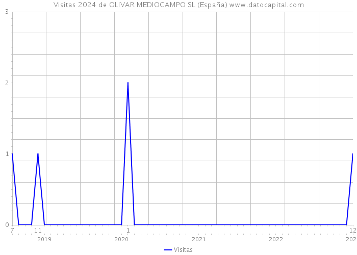 Visitas 2024 de OLIVAR MEDIOCAMPO SL (España) 
