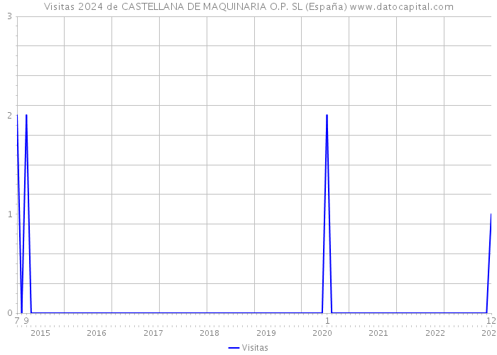 Visitas 2024 de CASTELLANA DE MAQUINARIA O.P. SL (España) 