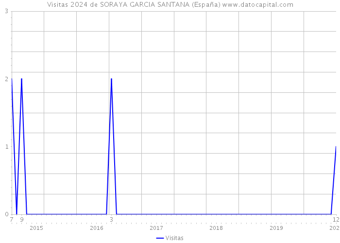 Visitas 2024 de SORAYA GARCIA SANTANA (España) 