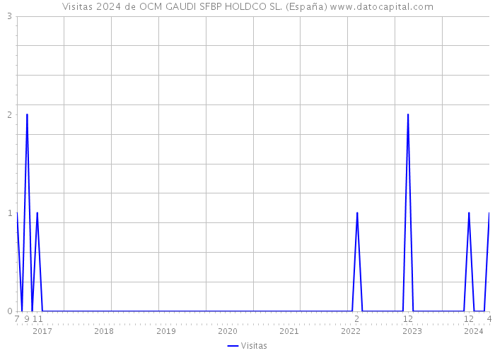 Visitas 2024 de OCM GAUDI SFBP HOLDCO SL. (España) 