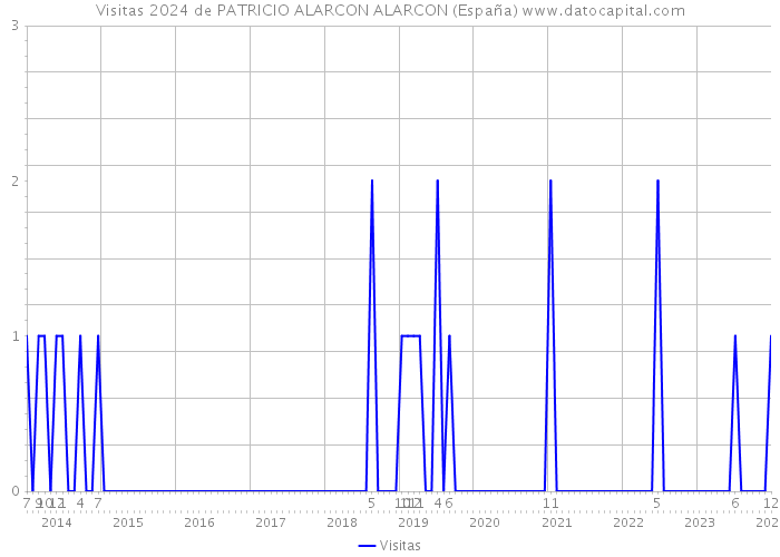 Visitas 2024 de PATRICIO ALARCON ALARCON (España) 