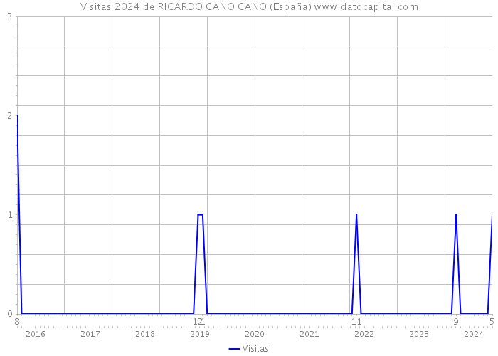 Visitas 2024 de RICARDO CANO CANO (España) 