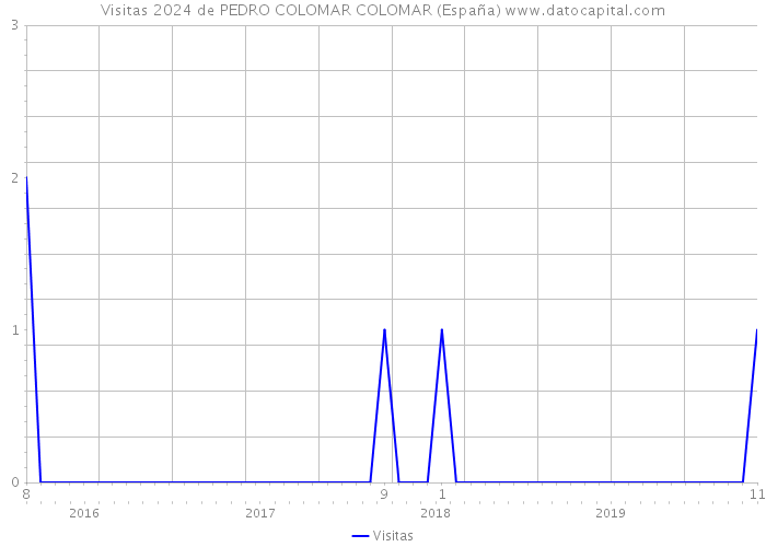 Visitas 2024 de PEDRO COLOMAR COLOMAR (España) 