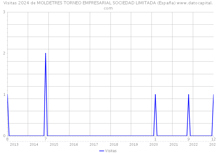 Visitas 2024 de MOLDETRES TORNEO EMPRESARIAL SOCIEDAD LIMITADA (España) 