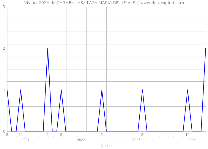 Visitas 2024 de CARMEN LASA LASA MARIA DEL (España) 