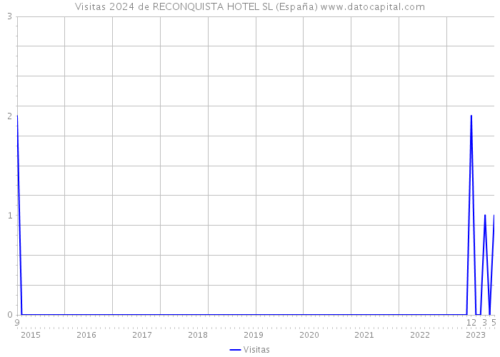 Visitas 2024 de RECONQUISTA HOTEL SL (España) 