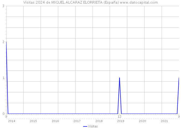 Visitas 2024 de MIGUEL ALCARAZ ELORRIETA (España) 