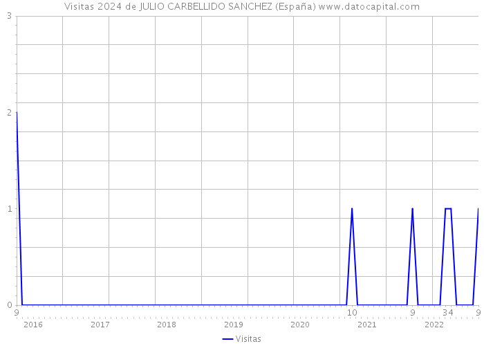 Visitas 2024 de JULIO CARBELLIDO SANCHEZ (España) 