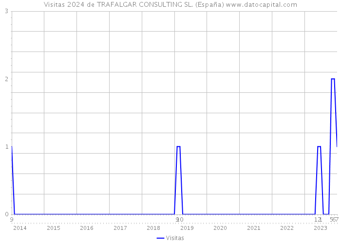 Visitas 2024 de TRAFALGAR CONSULTING SL. (España) 
