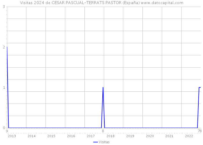 Visitas 2024 de CESAR PASCUAL-TERRATS PASTOR (España) 