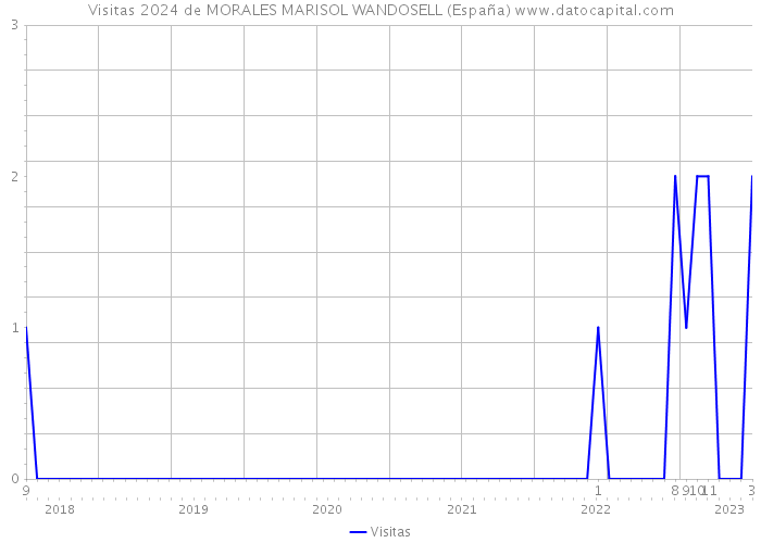 Visitas 2024 de MORALES MARISOL WANDOSELL (España) 