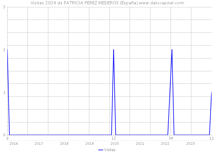 Visitas 2024 de PATRICIA PEREZ MEDEROS (España) 