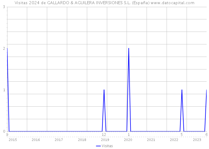 Visitas 2024 de GALLARDO & AGUILERA INVERSIONES S.L. (España) 