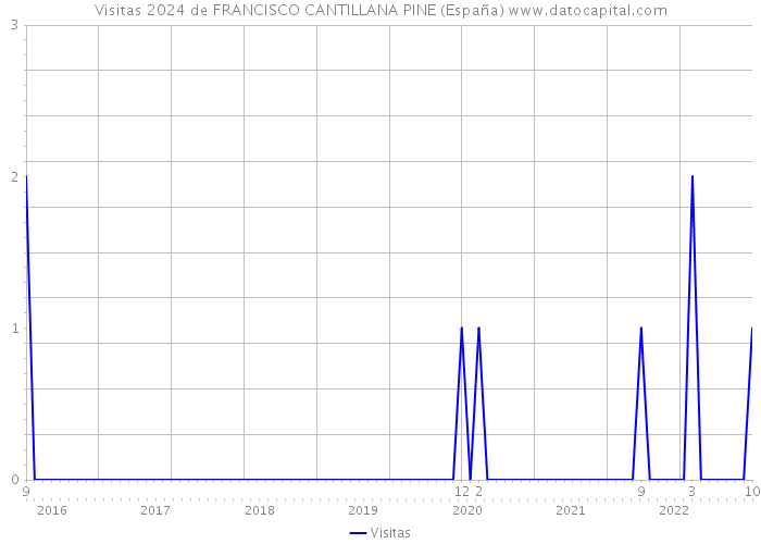 Visitas 2024 de FRANCISCO CANTILLANA PINE (España) 