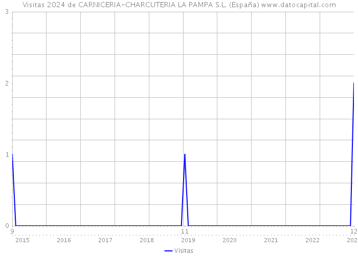 Visitas 2024 de CARNICERIA-CHARCUTERIA LA PAMPA S.L. (España) 