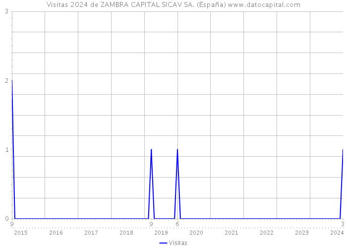 Visitas 2024 de ZAMBRA CAPITAL SICAV SA. (España) 