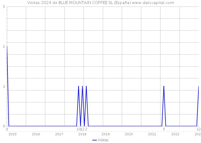 Visitas 2024 de BLUE MOUNTAIN COFFEE SL (España) 