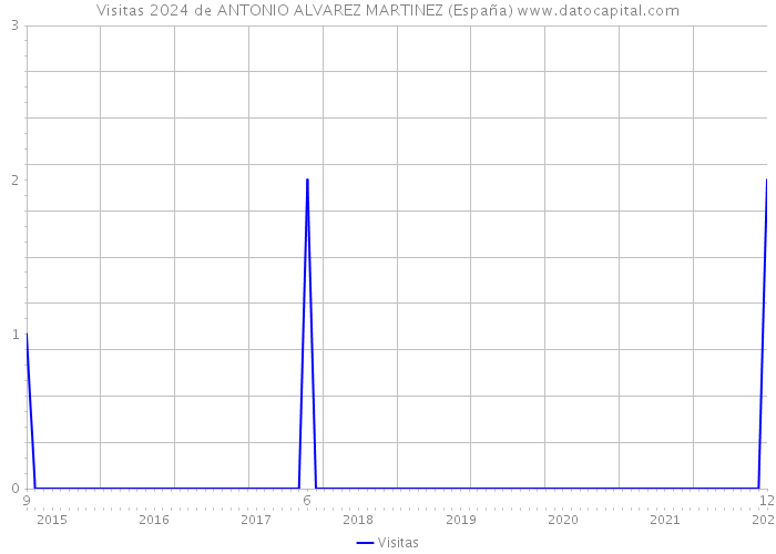 Visitas 2024 de ANTONIO ALVAREZ MARTINEZ (España) 