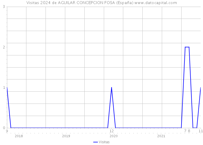 Visitas 2024 de AGUILAR CONCEPCION FOSA (España) 