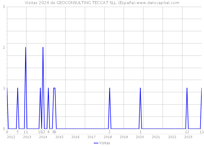 Visitas 2024 de GEOCONSULTING TECCAT SLL. (España) 