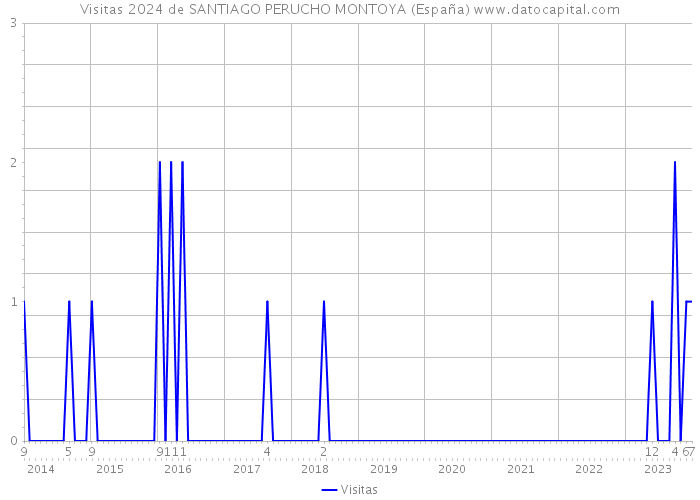 Visitas 2024 de SANTIAGO PERUCHO MONTOYA (España) 