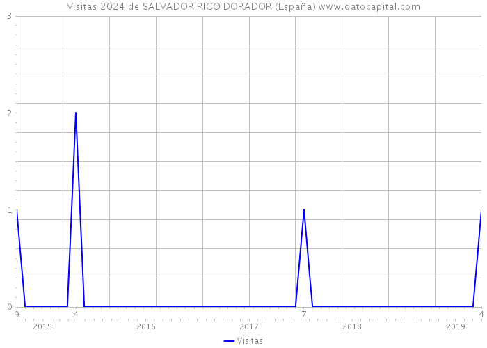 Visitas 2024 de SALVADOR RICO DORADOR (España) 